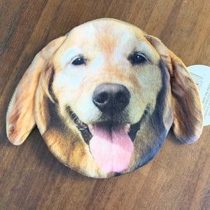 Yellow Labrador Lab Dog zipper Purse NWT